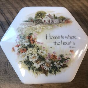 Home is Where the ❤️ is Ring 💍 🔑 Holder by Robert Laessig “Pastoral Scene”